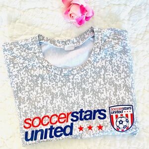 ⚽️Womans “Super Soccer Stars United” DRI-Fit T-Shirt SZ M